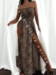 Maxikleid mit Schlitzen MAYA - Leo