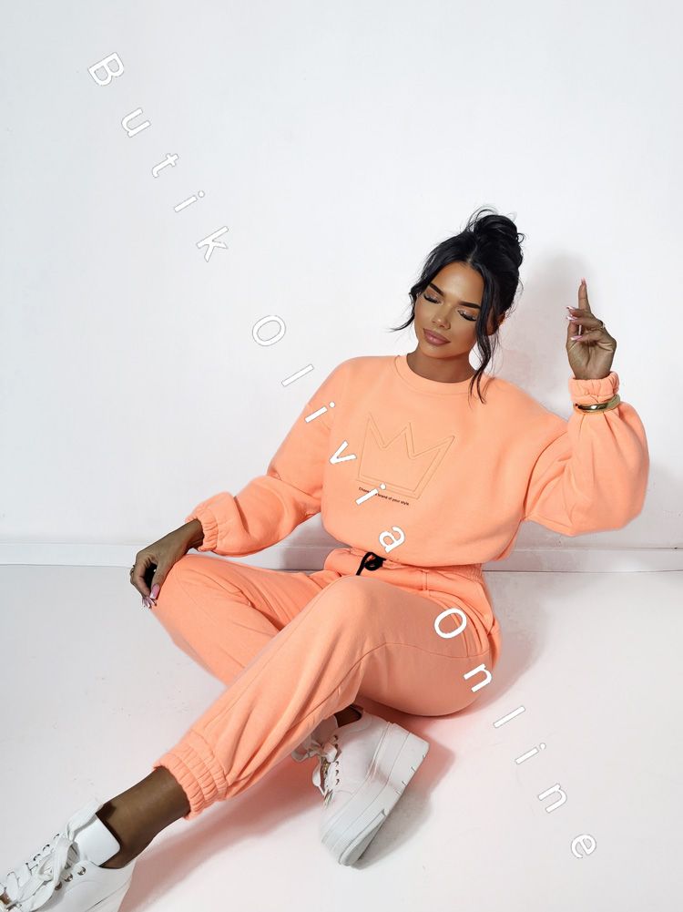 trainingsanzug-sweatshirt-hose-korona-neonorange