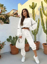 Loungewear-Set LA PERLA – Creme