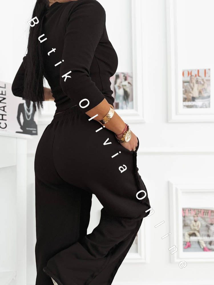 geripptes-blusen-set-weite-hose-vigo-schwarz