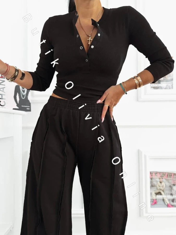 geripptes-blusen-set-weite-hose-vigo-schwarz