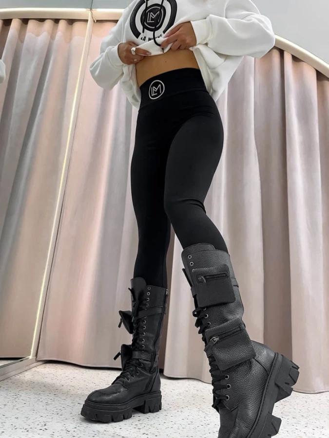 gerippte-leggings-la-monne-schwarz