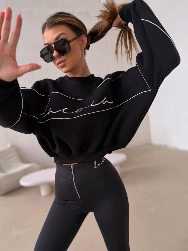 leggings-la-coca-zipped-schwarz