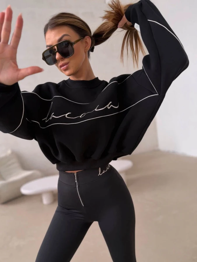 leggings-la-coca-zipped-schwarz