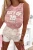 Ärmelloser rosa Spitzenbody mit „CITY OF 10 ANGELS“-Schriftzug