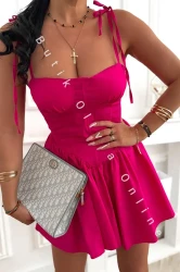 Korsagenkleid mit Trägern VOGUE – Fuchsia